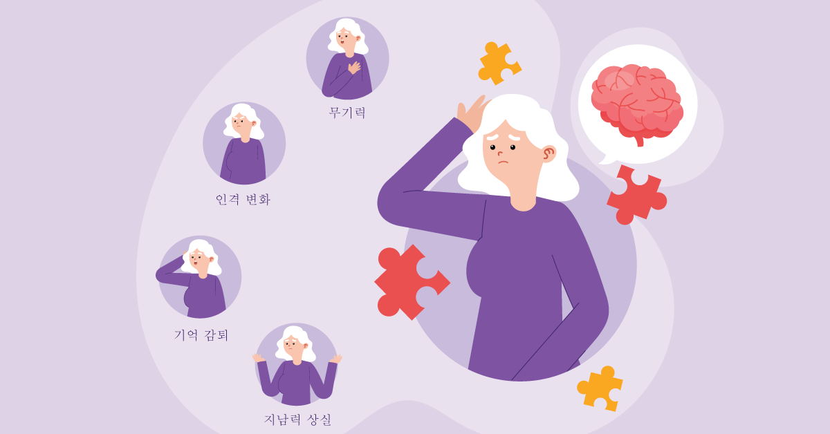 alzheimer symptoms infographic 1 치매,알츠하이머,원인,예방,검사 치매에 대한 덜 의학적이지만 마음에 더 와닿을 삶 이야기
