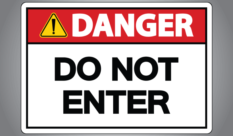 vecteezy danger do not enter symbol on white background 1200x628 생명보험 재해와 손해보험 상해의 가장 큰 차이, 완벽 총정리