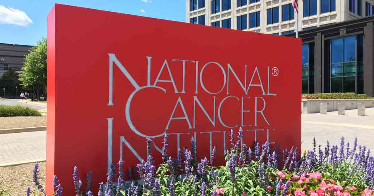 국립 암 연구소 현판 national cancer institute